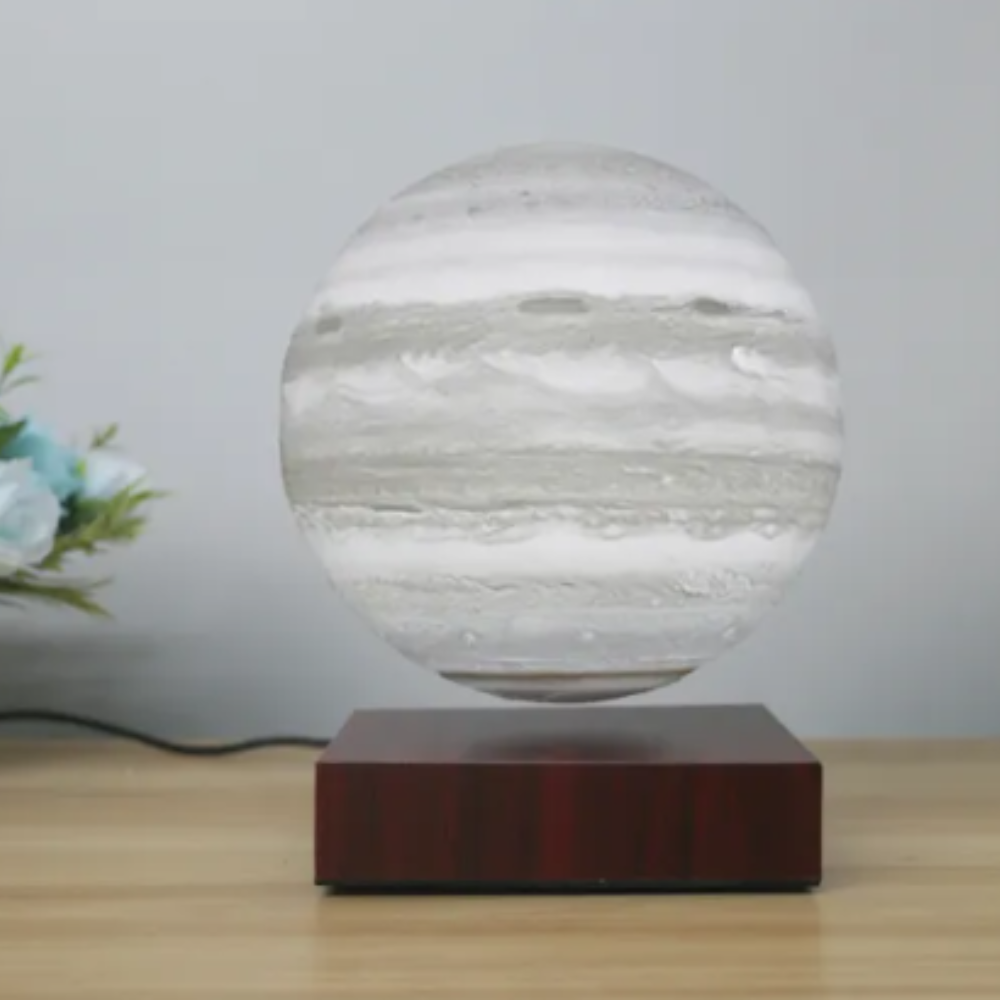 Leviterre – Magnetic Levitating Globe Lamp | Earth & Jupiter 360° Floating Night Light