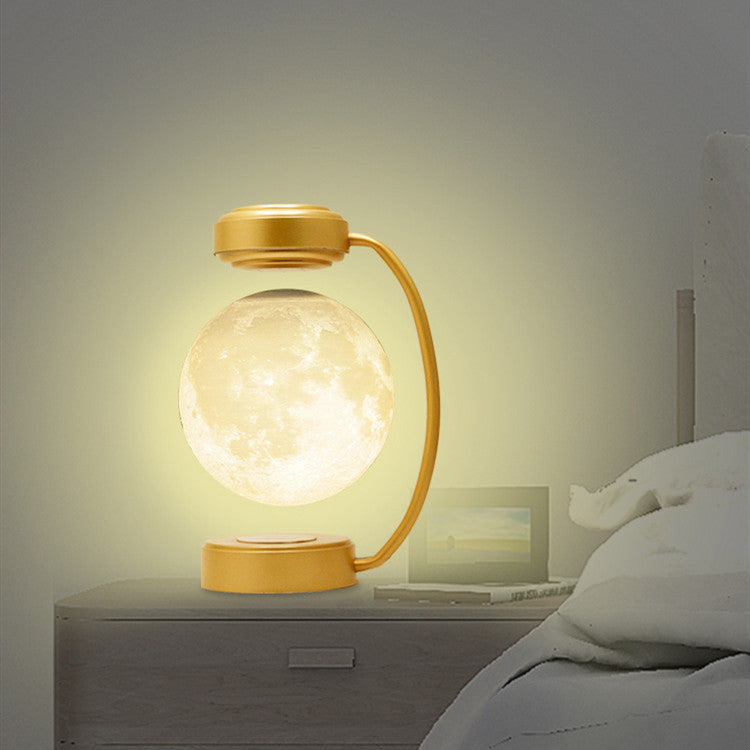 LampeFlot – Magnetic Levitating Moon Lamp with 360° Rotating 3D Moon Globe