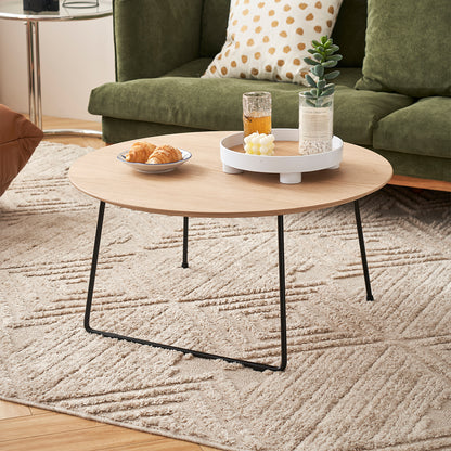 American Minimalist Modern Small Apartment Coffee Table Ins Internet Celebrity Home Living Room Sofa Designer Round Bedroom Coffee Table