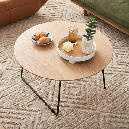 American Minimalist Modern Small Apartment Coffee Table Ins Internet Celebrity Home Living Room Sofa Designer Round Bedroom Coffee Table