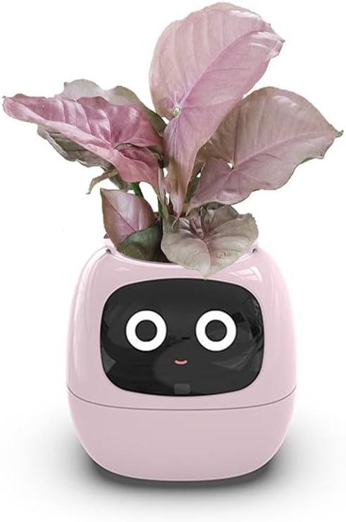 HappyPlanty – Smart AI Plant Pot with 7 Sensors & Facial Expressions