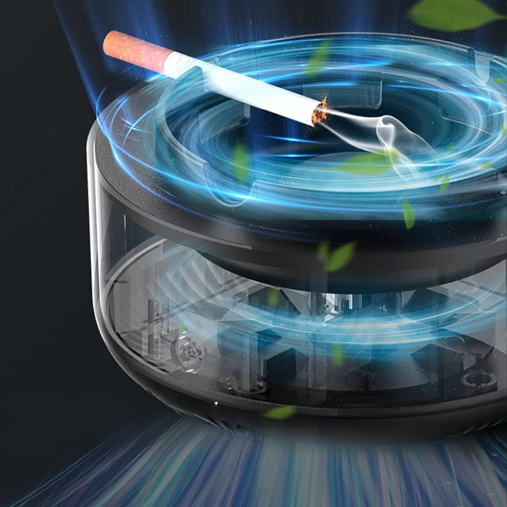 CendrierPur — Smart Ashtray with Built-In Air Purifier