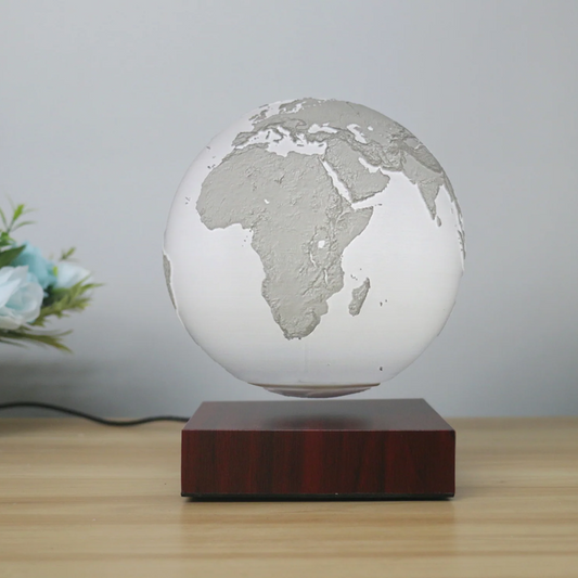 Leviterre – Magnetic Levitating Globe Lamp | Earth & Jupiter 360° Floating Night Light