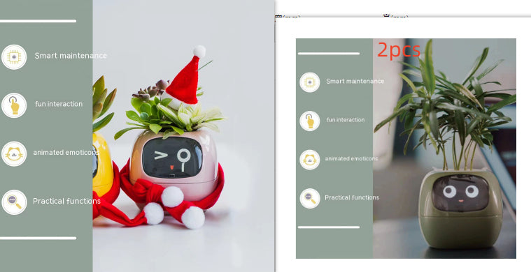 Smart Planter with animated features for fun interaction and smart maintenance.